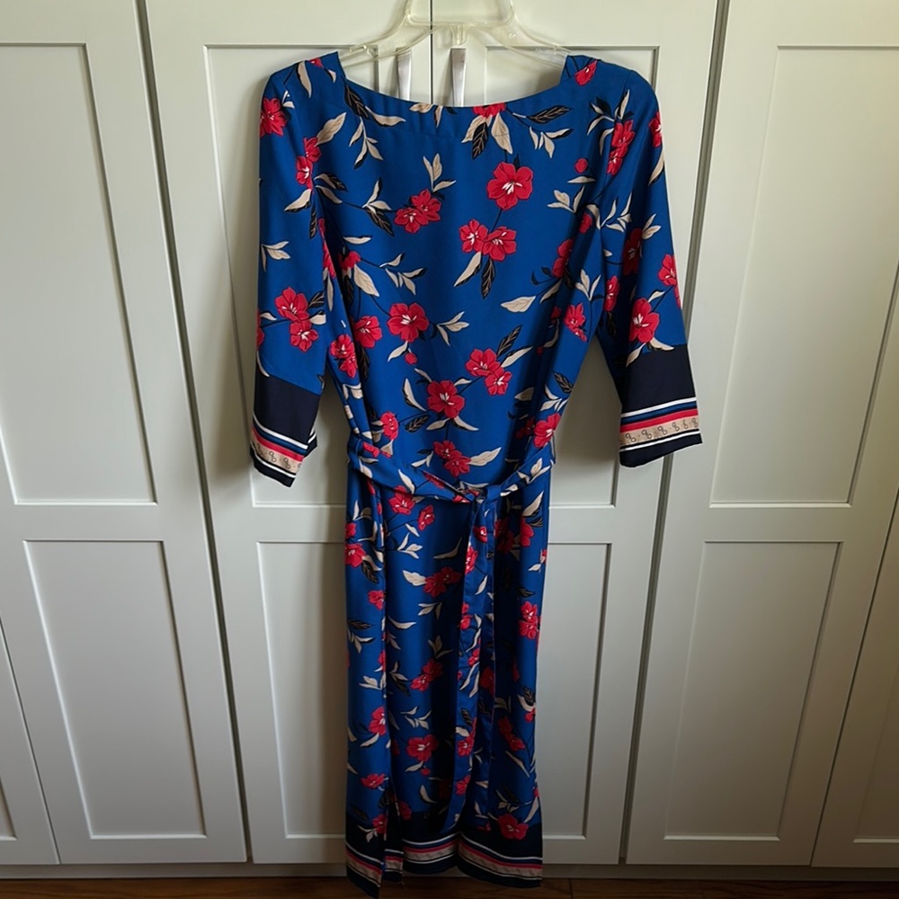 Ann Taylor Blue Red Dress